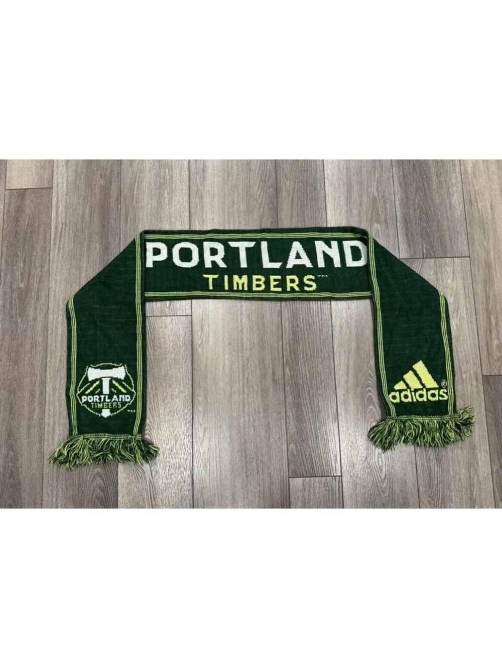 Ruffneck Scarves Green Portland Timbers MLS Scarf Budweiser 100% Acrylic